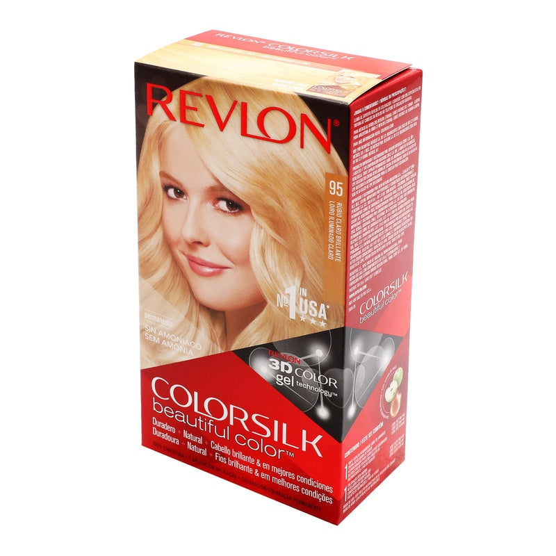 Tinte Revlon Colorsilk Rubio Claro Brillante T-95 309978456957 perfil 3