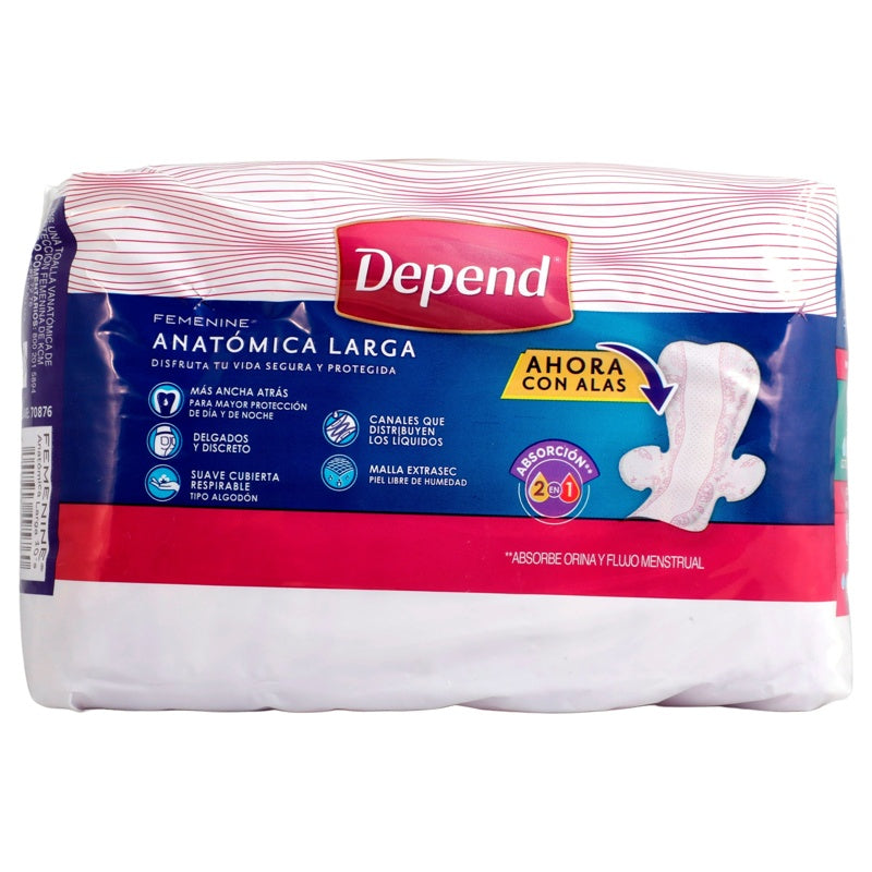 Toallas Sanitarias Depend Femeni Larga Con 10 7501943495760 perfil 7