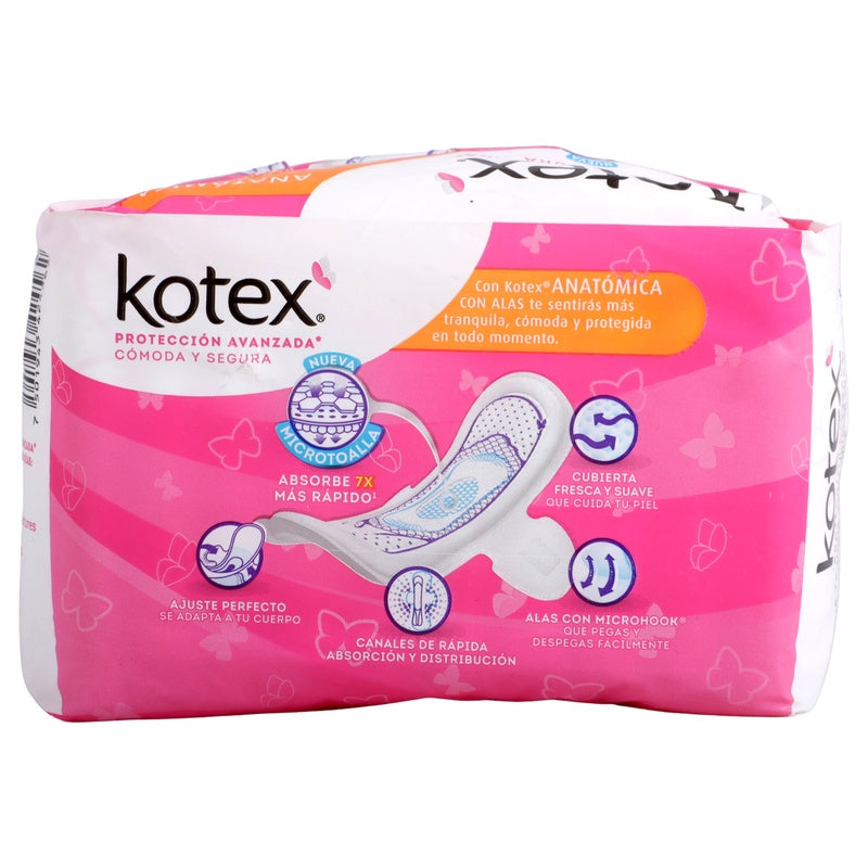 Toallas Sanitarias Kotex Anatomica 7501943424562 perfil 4