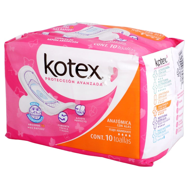 Toallas Sanitarias Kotex Anatomica 7501943424562 perfil 8