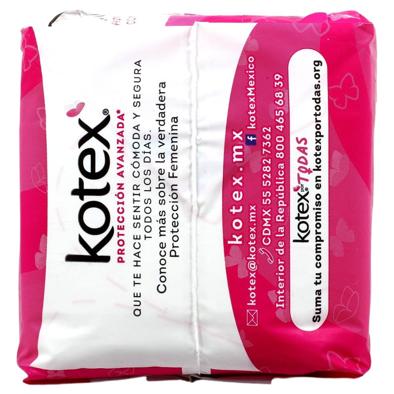 Toallas Sanitarias Kotex Anatomica Delgada Alas 10 Pads 7501017360789 perfil 7
