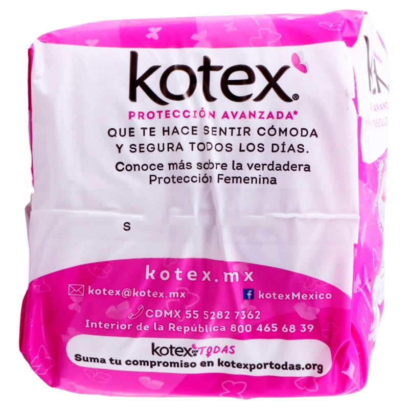 Toallas Sanitarias Kotex Nocturna Alas 10 Pads 7501017364558 perfil 8