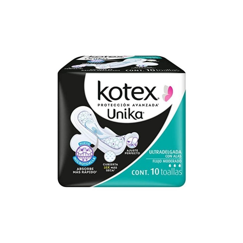 Toallas Sanitarias Kotex Ultradelg Alas 10