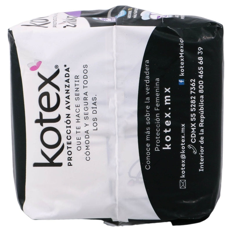 Toallas Sanitarias Kotex Unika Nocturna Alas 10 Pdas 7501943494220 perfil 8