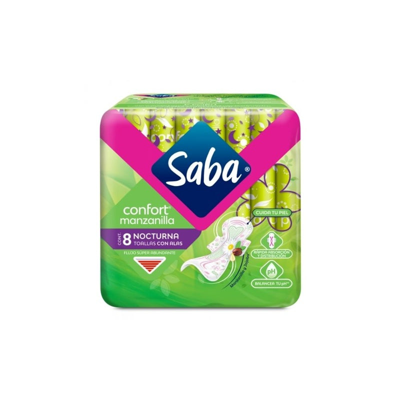 Toallas Sanitarias Saba C Tlls 10 Mzlla