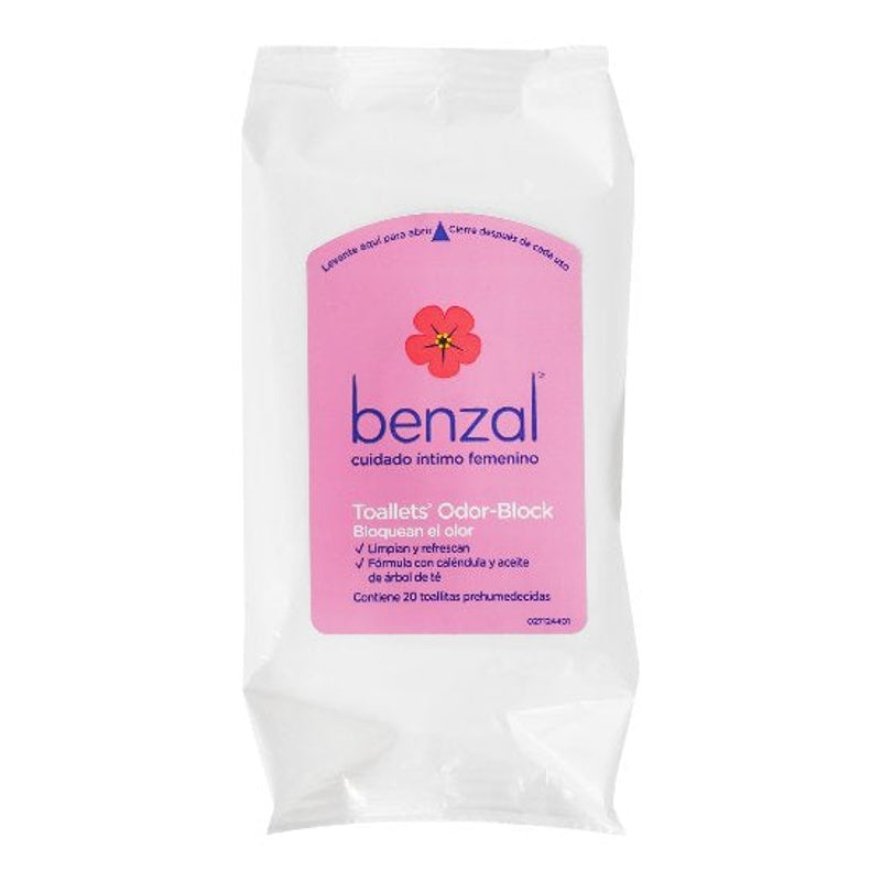 Toallitas Benzal Odor-Block Con 20