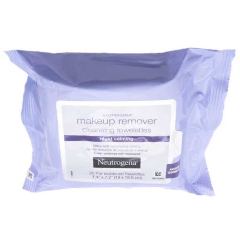 Toallitas Desmaquillante Neutrogena Noche 25 Piezas