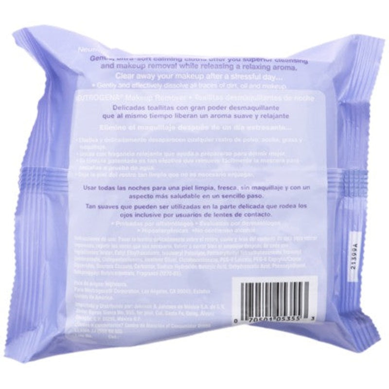 Toallitas Desmaquillante Neutrogena Noche 25 Piezas