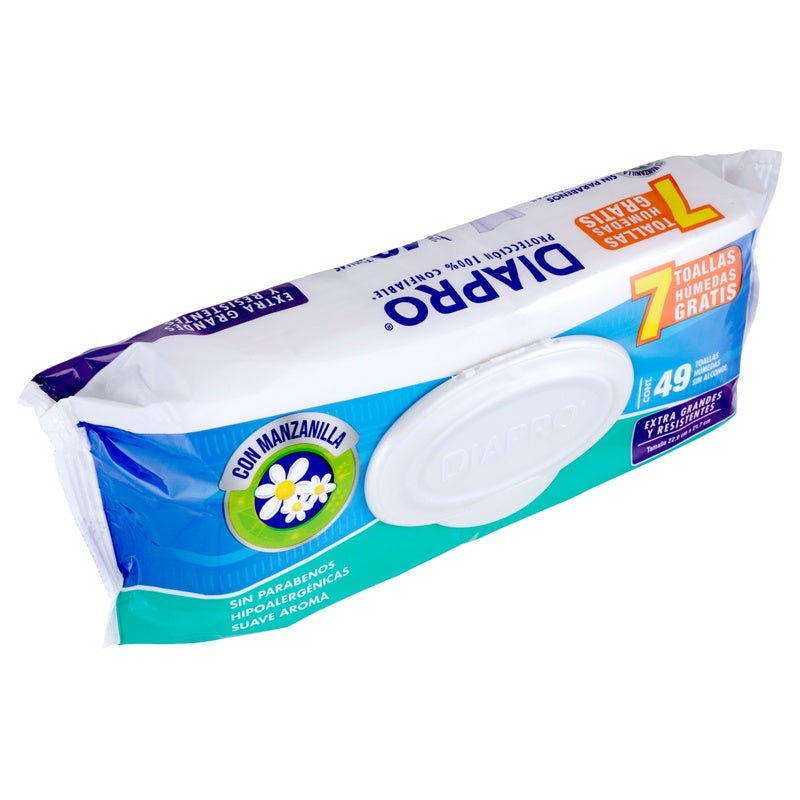 Toallitas Diapro Manzanilla 49 Piezas 7506425638543 perfil 4