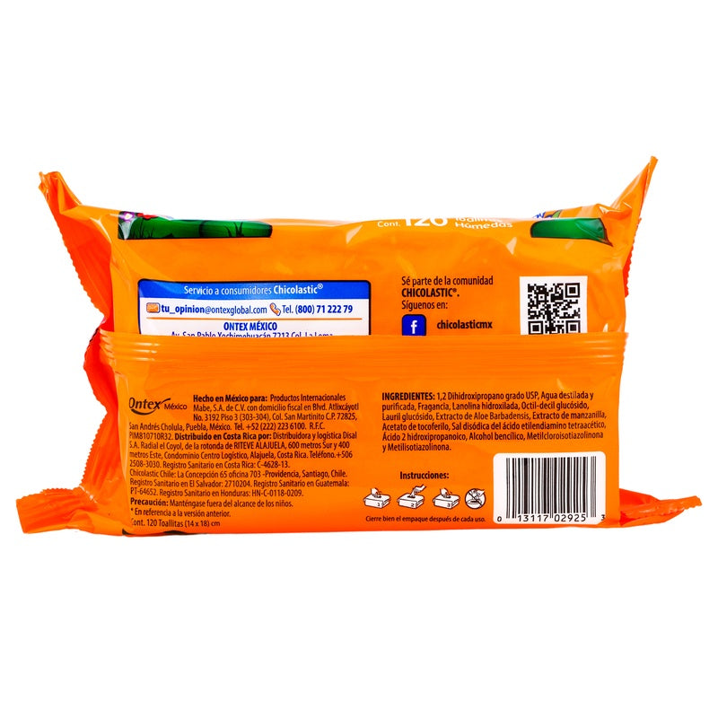 Toallitas Húmedas Chicolastic Class 120 Piezas 13117029253