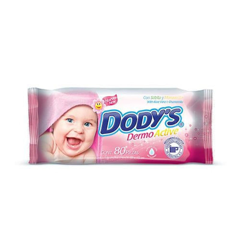 Toallitas Húmedas Dodys Derm Act Rsa Con 80