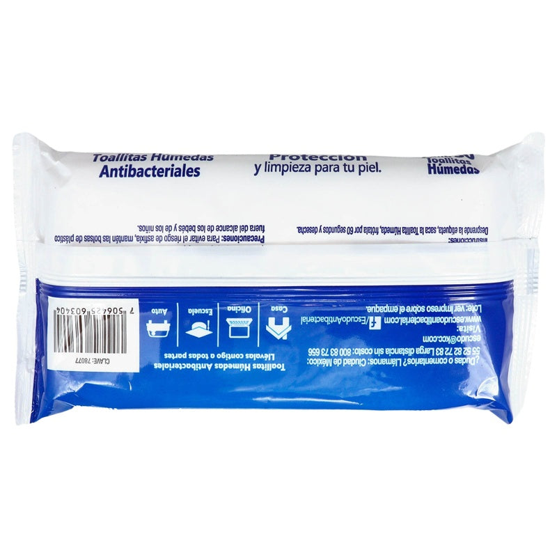 Toallitas Húmedas Escudo Antbacterial 50 Piezas 7506425603404 perfil 5