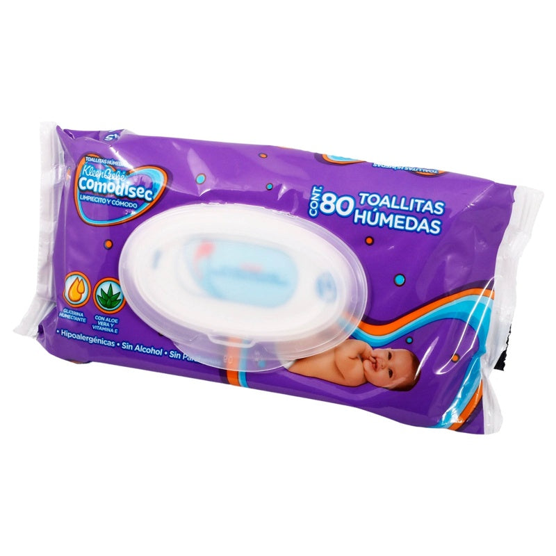 Toallitas Húmedas Kleenbebe Comodisec 80 Piezas 7506425627189 perfil 4