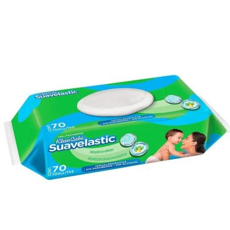 Toallitas Húmedas Kleenbebe Suavelastic Vitta E 70 Piezas
