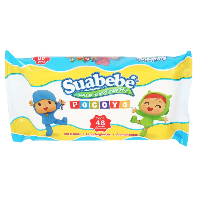 Toallitas Húmedas Suabebe Pocoyo 48 Piezas perfil 3