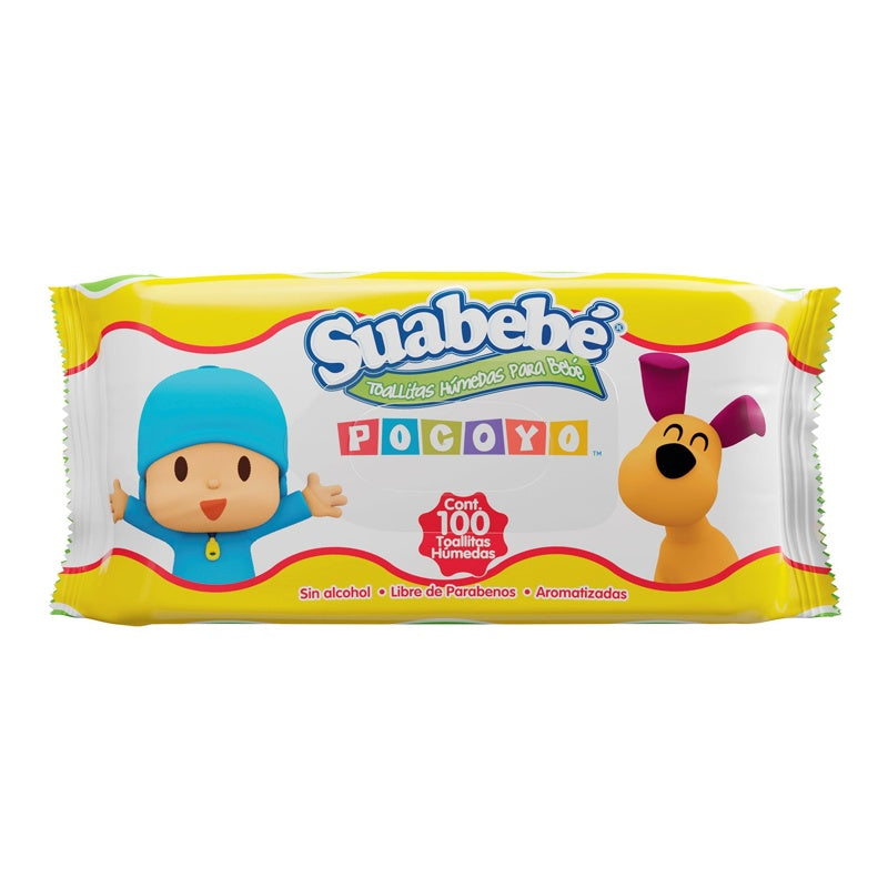 Toallitas Húmedas Suabebe Pocoyo Con 120 Piezas