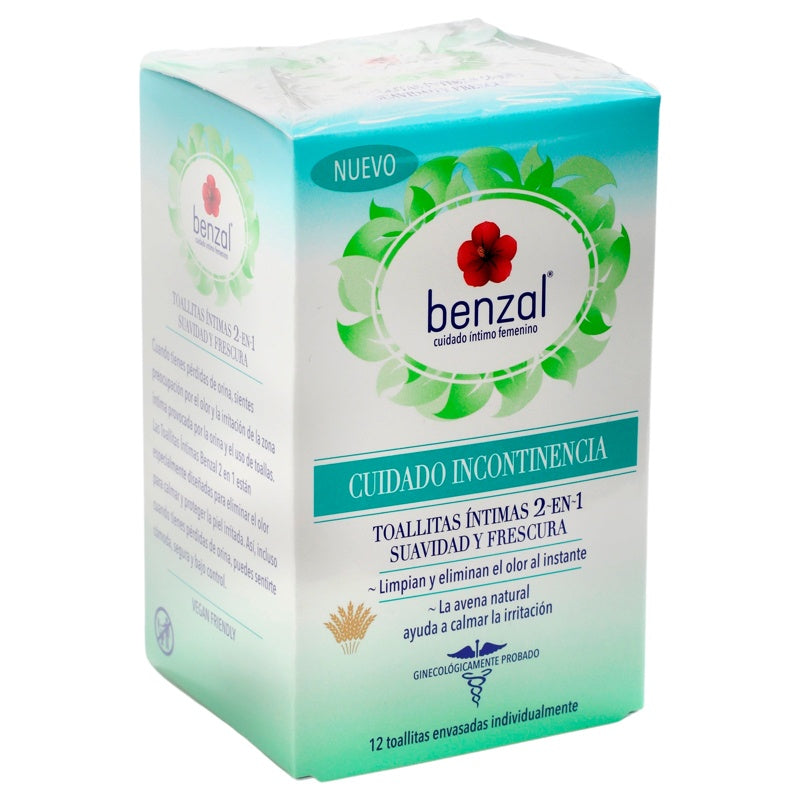 Toallitas Int Benzal 2En1 Suav / Fre Con 12