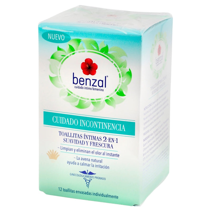 Toallitas Int Benzal 2En1 Suav / Fre Con 12