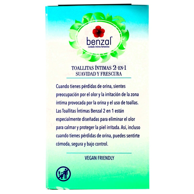 Toallitas Int Benzal 2En1 Suav / Fre Con 12