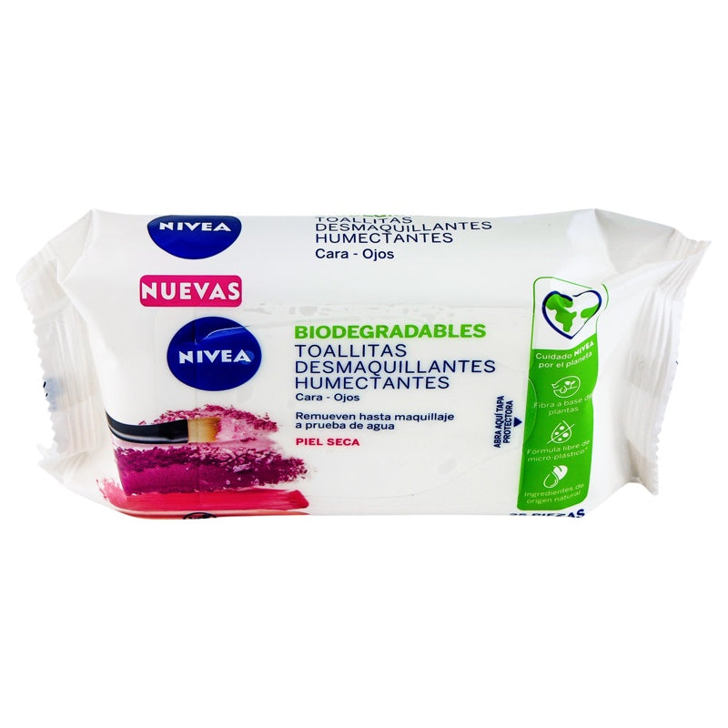 Toallitas Nivea Hum Limp-Fac Paraseca / 25