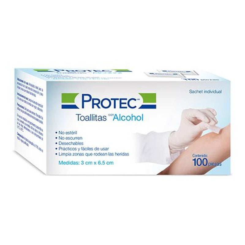 Toallitas Protec Con Alcohol 7501048352005