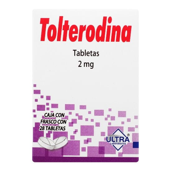 Tolterodina 2 Mg Con 28 Tabletas Ultra 7502216795099