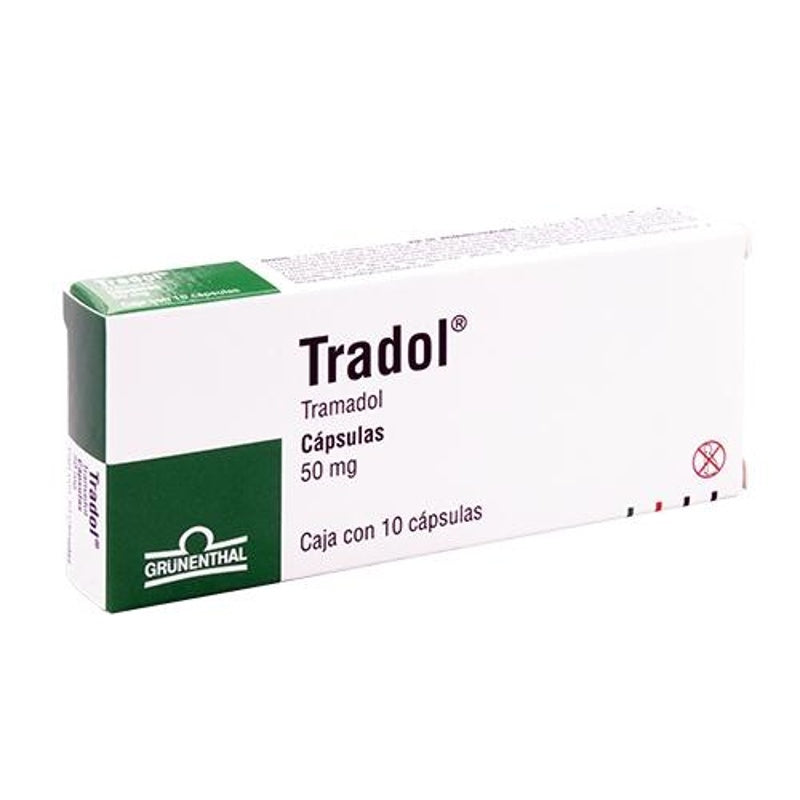 Tradol 50 Mg Con 10 Capsulas
