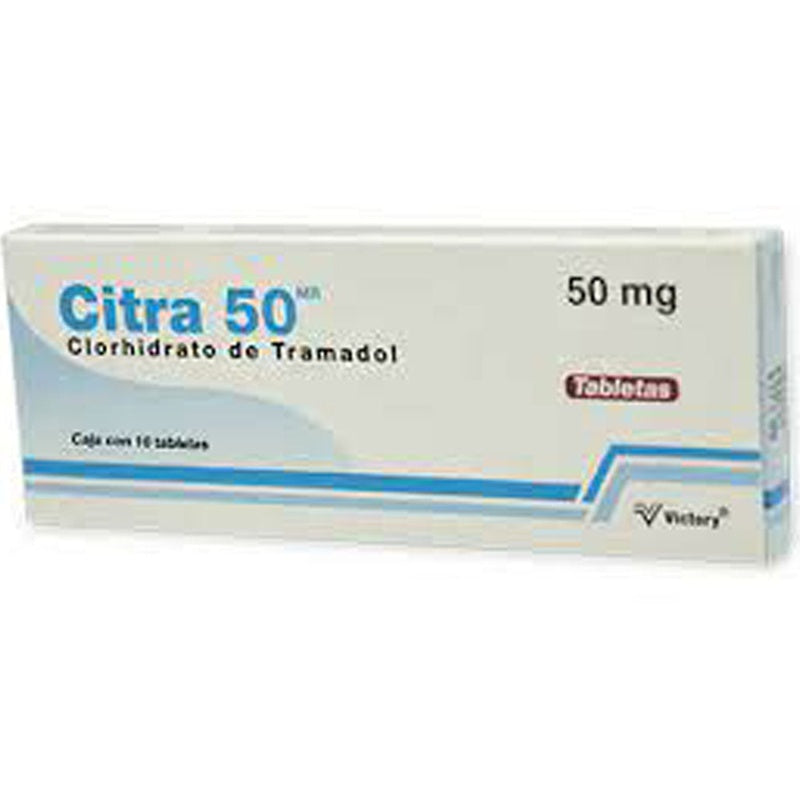 Tramadol 50 Mg Con 10 Tabletas Citra