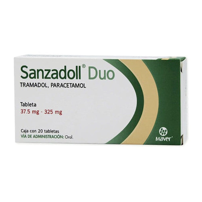 Tramadol / Paracetamol 37.5 / 325 Mg Con 20 Tabletas Sanzadoll