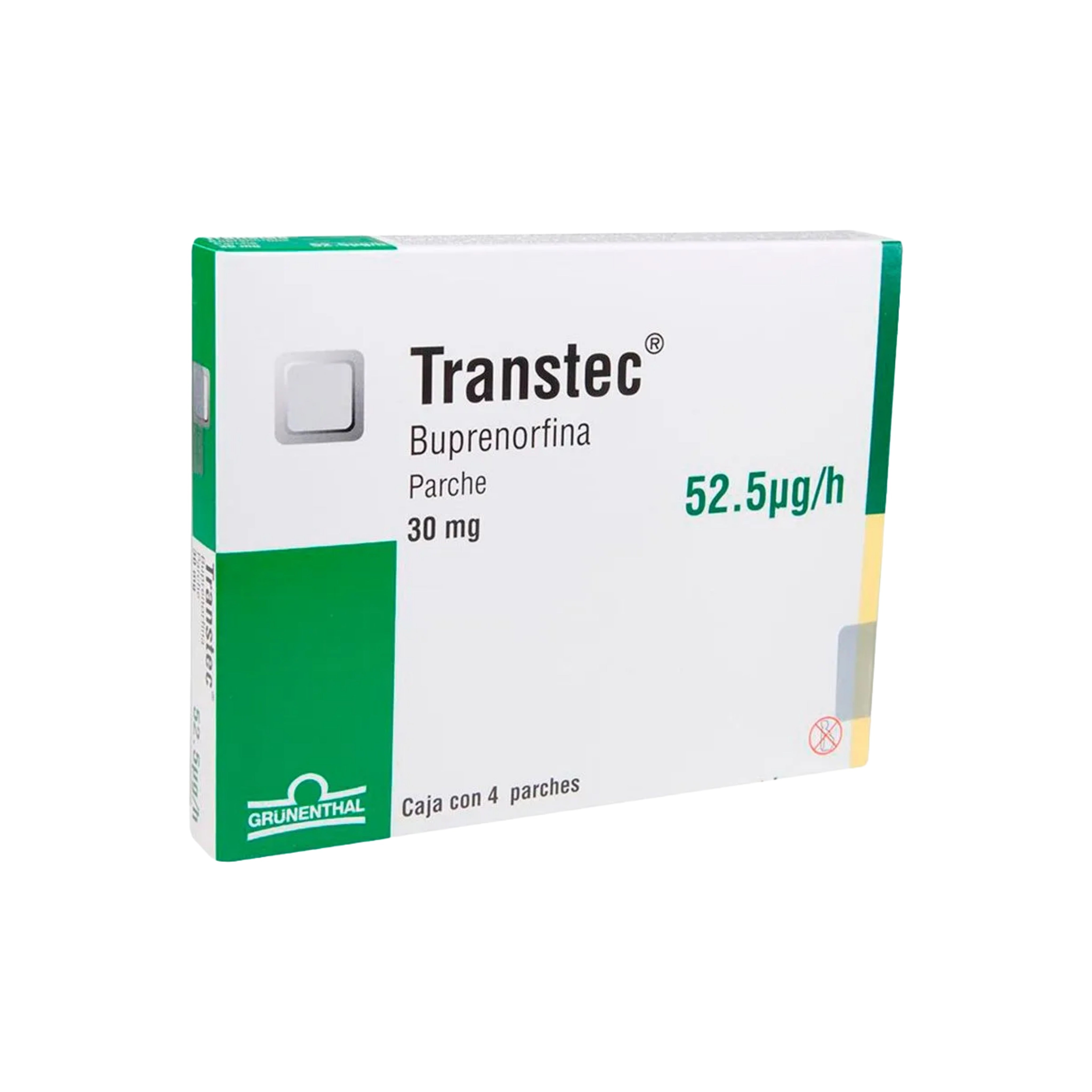 Transtec 30 Mg 4 Parche Tópica 7502209290518