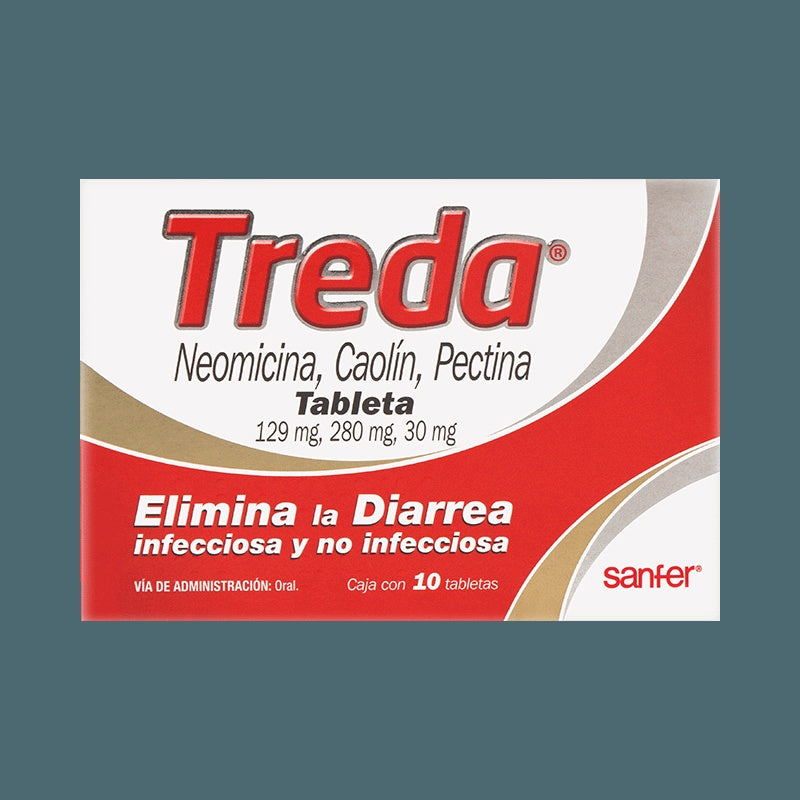 Treda 129 / 280 / 30 Mg Con 10 Tabletas 7501070612474