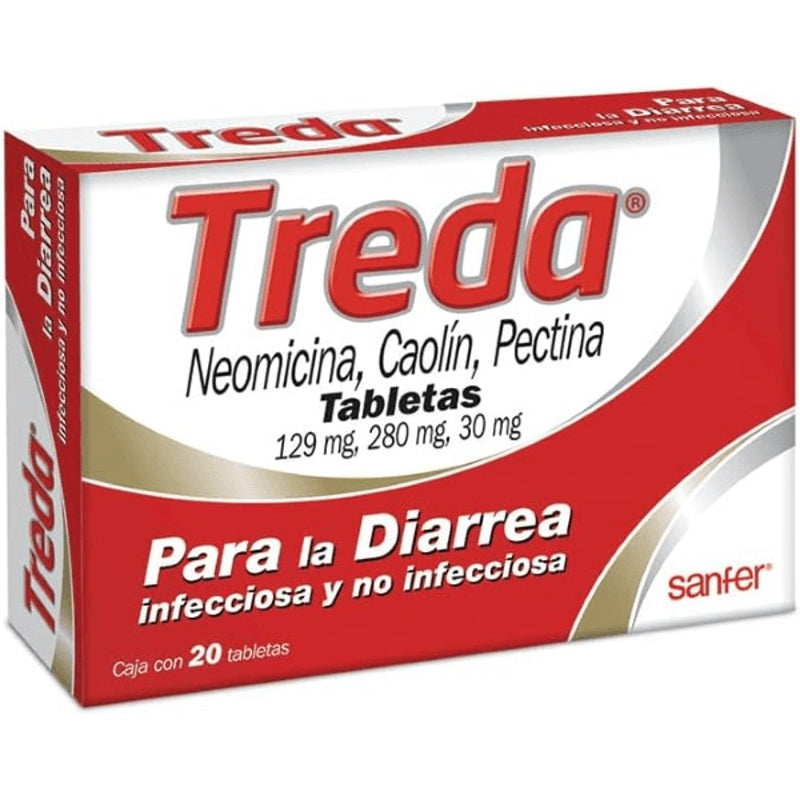 Treda 280 / 129 / 30 Mg Con 20 Tabletas