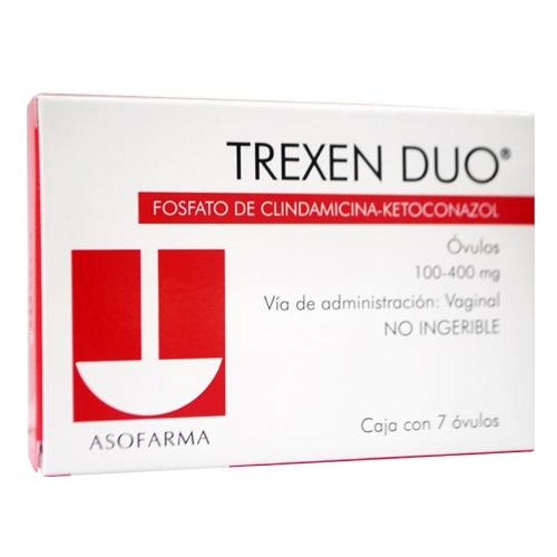 Trexen Duo 100 / 400 Mg Con 7 Óvulos Vag