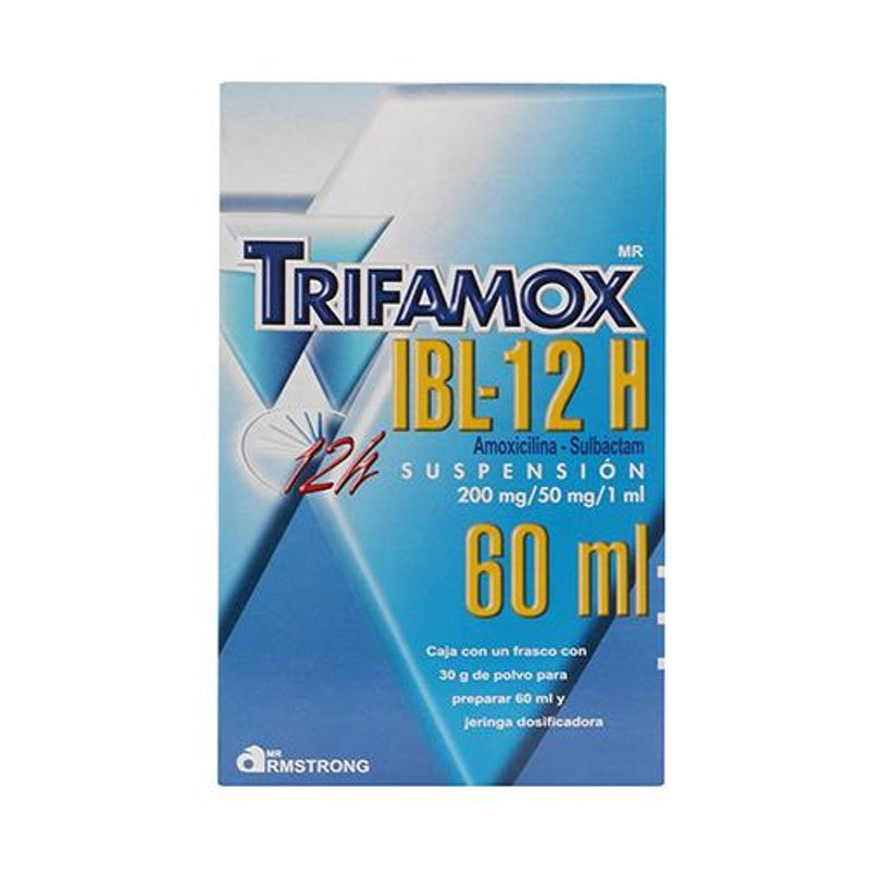 Trifamox Ibl 12H 20 / 5 Gr / 100 Ml 60 Ml Suspensión