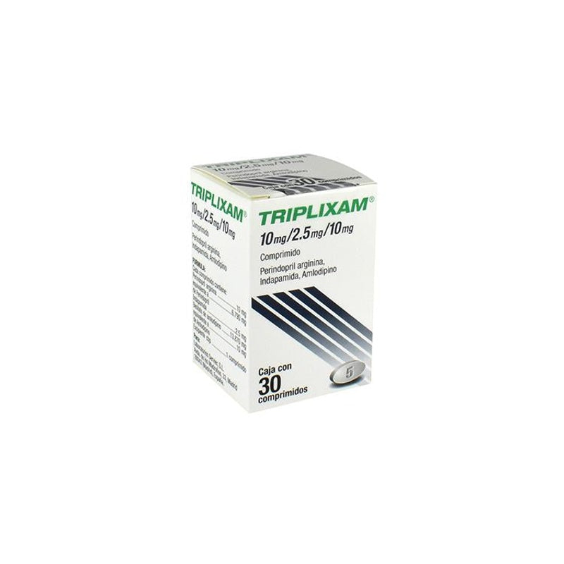 Triplixam 10 / 2.5 / 10 Mg Con 30 Comprimidos