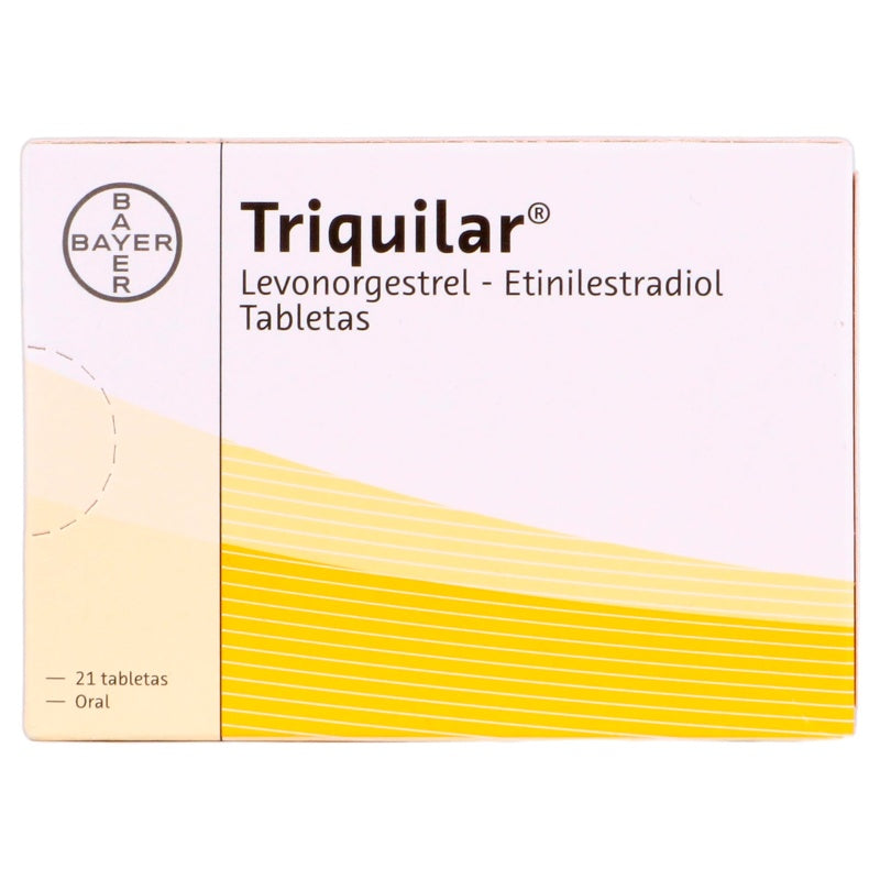 Triquilar 0.05 / 0.075 / 0.125 Mg Con 0.03 / 0.04 0.03 Mg Con 21 Tabletas