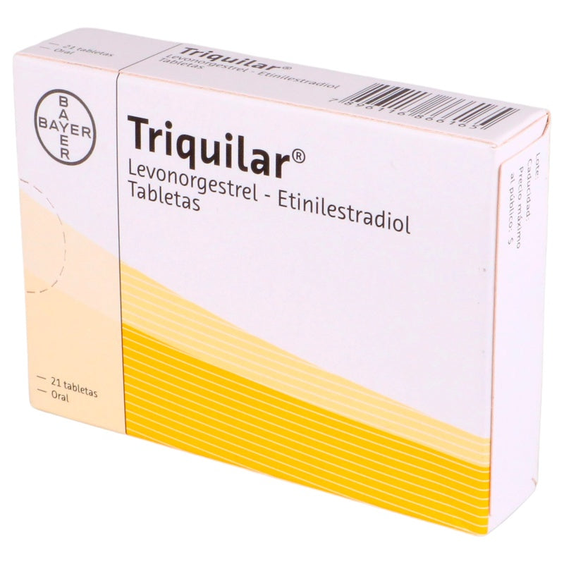 Triquilar 0.05 / 0.075 / 0.125 Mg Con 0.03 / 0.04 0.03 Mg Con 21 Tabletas perfil 4