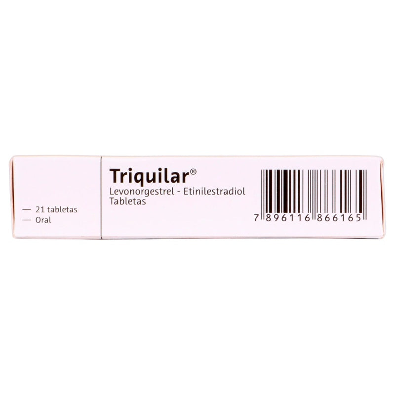 Triquilar 0.05 / 0.075 / 0.125 Mg Con 0.03 / 0.04 0.03 Mg Con 21 Tabletas perfil 6