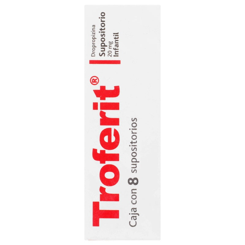 Troferit Infantil 20 Mg 8 Supositorios 7501088575594 perfil 8