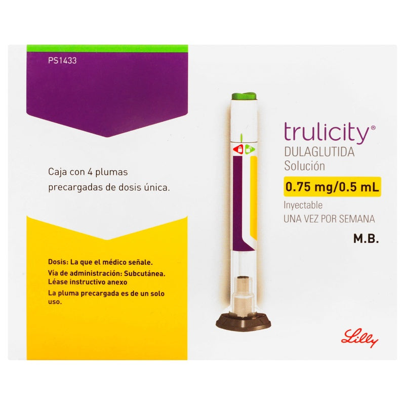 Trulicity 0.75 Mg / 0.5 Ml 2 Ml 4 Flexpen 7501082243413 perfil 4