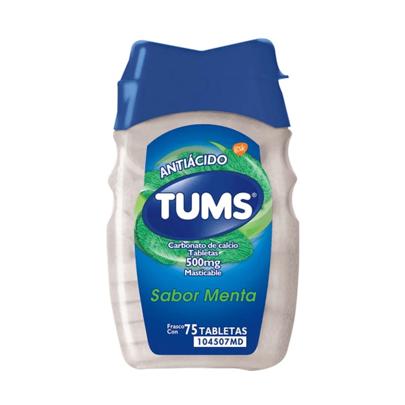 Tums Extra 500 Mg Con 75 Tabletas
