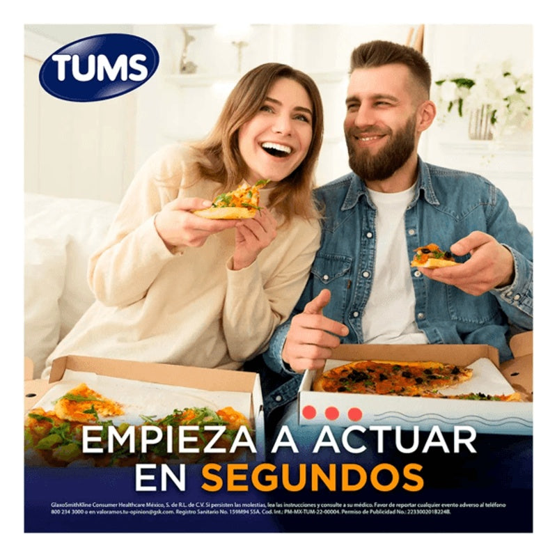 Tums Extra 750 Mg Con 48 Tabletas Mast