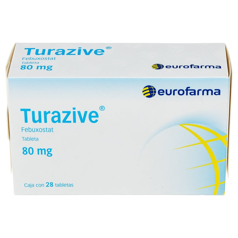 Turazive 80 Mg Con 28 Tabletas 6637