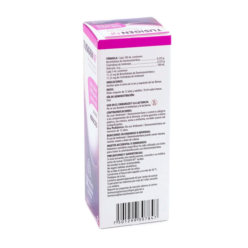 Tusigen Nf Adulto 150 Ml Jarabe