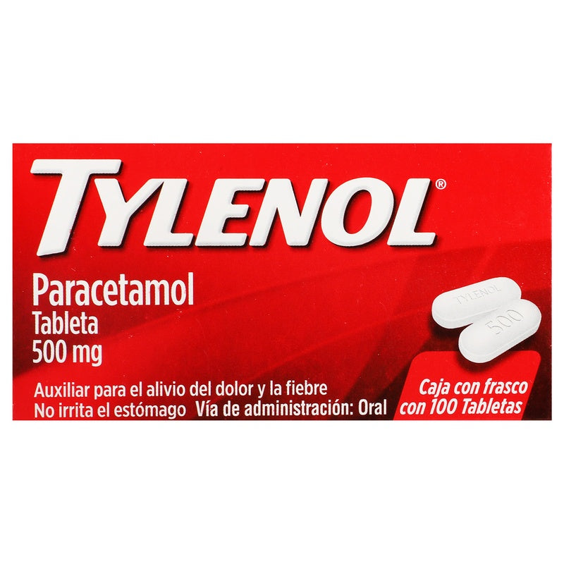 Tylenol 500 Mg Con 100 Capsulas Lets 7501100088071 perfil 4