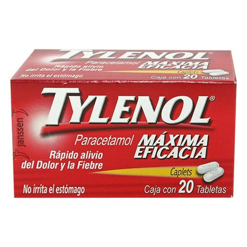 Tylenol 500 Mg Con 20 Capsulas Lets
