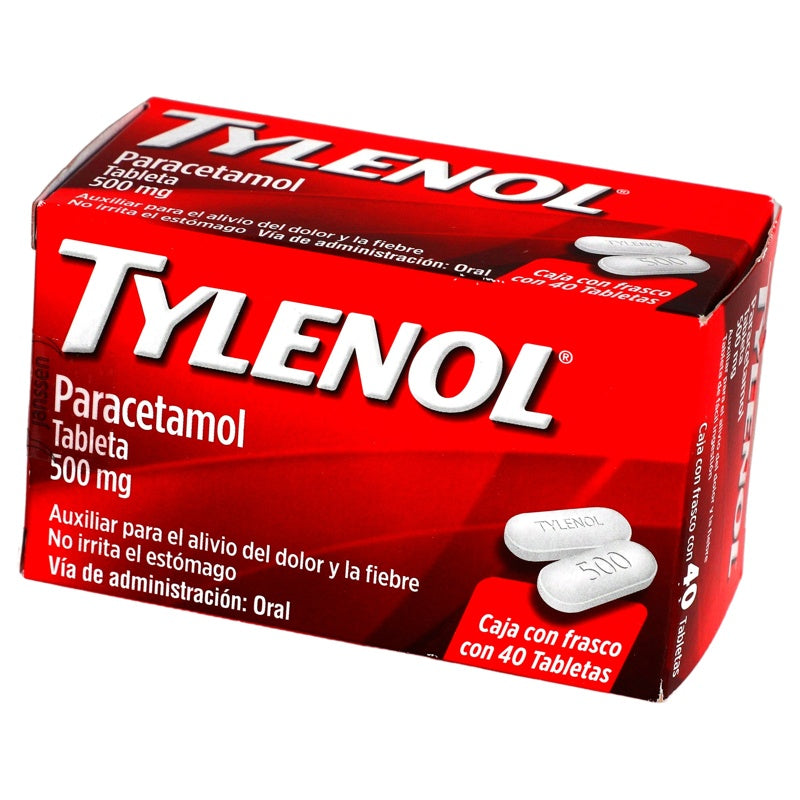 Tylenol 500 Mg Con 40 Tabletas