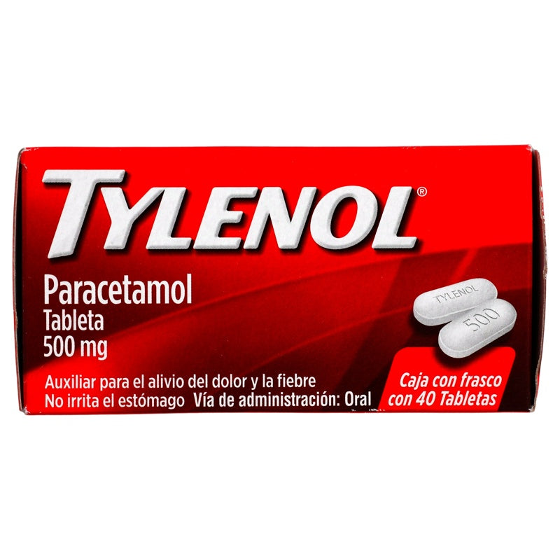 Tylenol 500 Mg Con 40 Tabletas