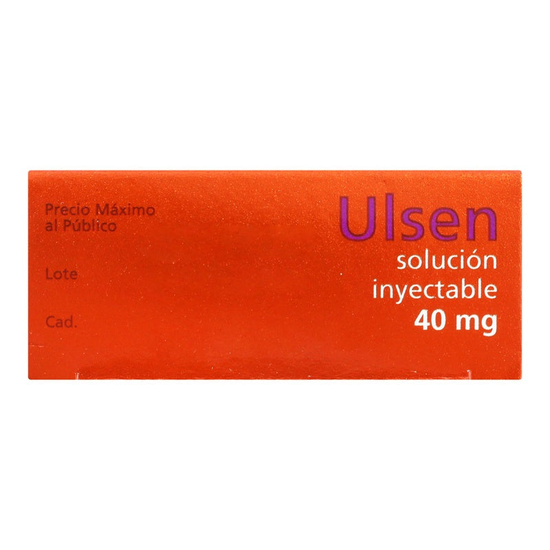 Ulsen 40 Mg / 10 Ml Iv Solución Inyectable 7501314704866 perfil 7
