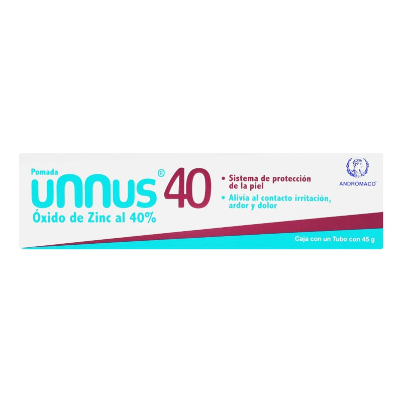 Unnus 40% 45 Gr Pomada Tópica 7501289512138